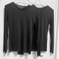 ユニクロ AIRism UネックTシャツ　2枚