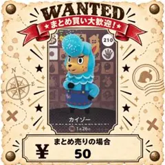 カイゾー　amiibo あつ森　アミーボカード　②