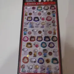 ボンボンドロップシールミニ　スヌーピー