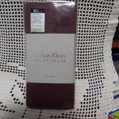 Calvin Klein タイツ 80デニール M-L バーガンディのサムネイル