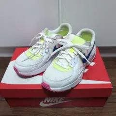 NIKE AIR MAX スニーカー ホワイト/イエロー/ピンク/23cm