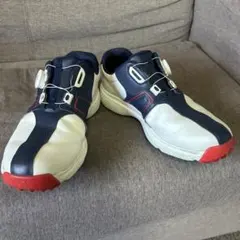 ゴルフ用シューズ ネイビー/ホワイト/レッド　adidas