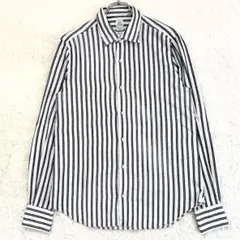 美品 フィナモレ VITTORIO VERONA ストライプシャツ 41のサムネイル