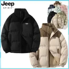 Jeep 迷彩柄ファー付きダウンジャケット - メルカリ