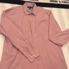 Tommy Hilfiger 海外ガール ストライプ シャツ ピンクのサムネイル