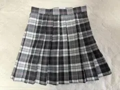 チェックスカート プリーツスカート