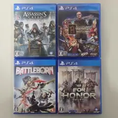 アサシンクリード シンジケート・ラスター・バトルボーン・フォーオナー 4本セット