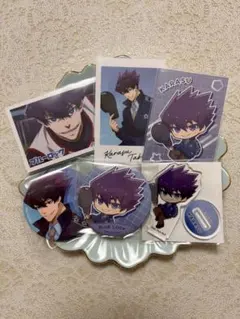 ブルーロック まねきねこ 烏旅人 アクリルスタンド 缶バッジ フォトカード