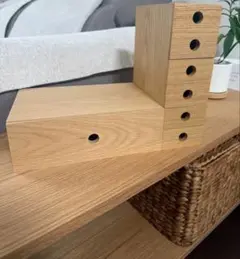無印良品 木製収納 2個セット