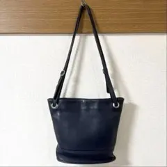 COACH オールドコーチ A4収納 バケツ型 黒 ブラック 革 レザー | Mercari