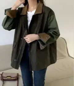 春服！！オリーブグリーン・ブラウン ジャケット