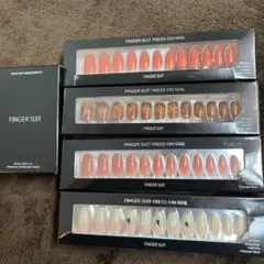 FINGER SUIT プレスオンネイル 4セット＋リムーバー