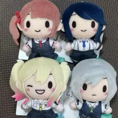 壊れたセカイと歌えないミク　ふわぷち　マスコット　レオニード　4個セット ①