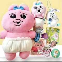【処分☆値下交渉〇】おぱんちゅうさぎ んぽちゃむ ぬいぐるみ バッジ まとめ売り