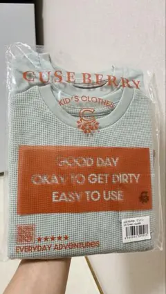 【新品・未使用】CUSE BERRY長袖Tシャツ 2枚セット 80cm グリーン