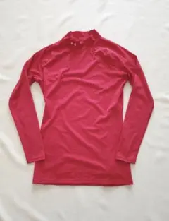 アンダーアーマー カットソー 長袖 シャツ インナー L　赤