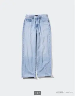 【新品未使用】UNIQLO ワイドストレートジーンズ 23