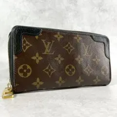 ルイヴィトン　ジッピーウォレット　モノグラム　レティーロ　ブラック