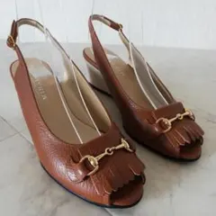 良品!!MIHAMA ミハマ 本革 サンダル 22.5cmのサムネイル