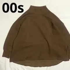 00s Lipstar モックネック スウェット ラウンド裾 ゆるシルエット