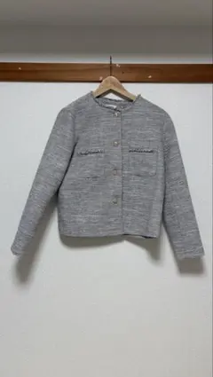 レディース ツイードジャケット　フリー