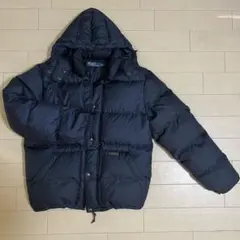 美品　POLO RALPH LAUREN ネイビー フード付き ダウンジャケット