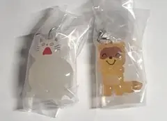 ノンタン めじるしアクセサリー2 ノンタン　たぬき　2種　ガチャ