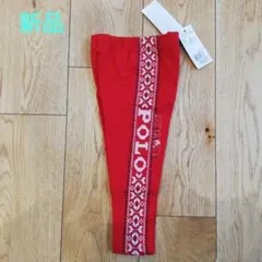 新品未使用　ラルフローレン　レギンス　パンツ　18m 86 90 キッズ　赤