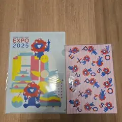 ミャクミャク　クリアファイル　ノート