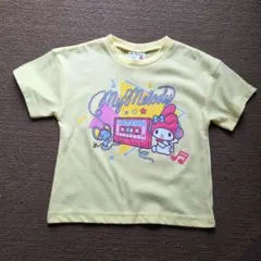 新品タグ付き My Melody Tシャツ イエロー 100　マイメロディのサムネイル