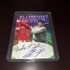 大谷翔平&ベイブルースカードPLATINUM CUTS