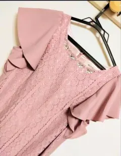 MISCH MASCH　結婚式　パーティ　お呼ばれ　ビジュー ワンピース　М