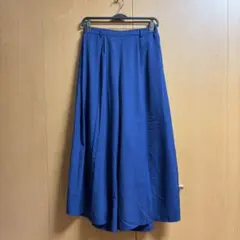 アーバンリサーチ　プリーツ入り ガウチョパンツ　F ネイビー