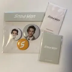 SnowMan POPUP トレカ 缶バッジ 岩本