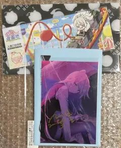 hololive 獅白ぼたん 生日紀念2021 親筆簽名明信片