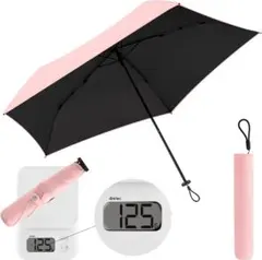 折りたたみ傘 超軽量 125g 日傘 レディース 晴雨兼用 直径85cm 折り畳