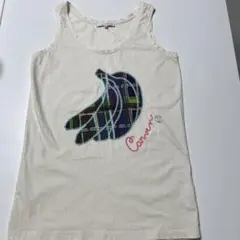 CARVEN バナナモチーフ タンクトップ アイボリーのサムネイル