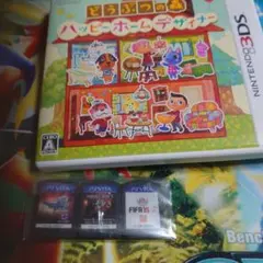 ジャンク。3DS どうぶつの森 ハッピーホームデザイナー PSvITAソフト