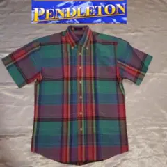 PENDLETON 半袖ボタンダウンシャツ チェック柄のサムネイル
