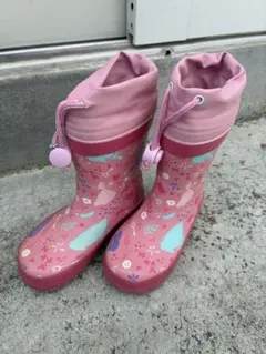 ディズニー プリンセス ピンク レインブーツ 長靴 15.0cm