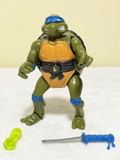 追記ありタートルズフィギュア　レオナルド　1992 レトロ