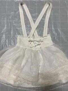 リズリサ　ホワイト ミニワンピース