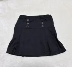 COMME CA ISM ブラックスカート 130A