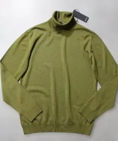 ALPHA STUDIO★新品3.5万アルファ EXファインメリノウールタートル