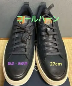 コールハーン グランドクロスコート デュオプレミアスニーカー 27cm ネイビー