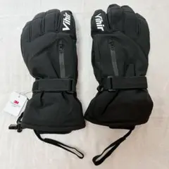 スキーグローブ スキー手袋 アウトドア 防寒 防風 ブラック XL