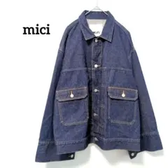 極美品✨MHL. デニムジャケット Gジャン インディゴブルー 36 日本製