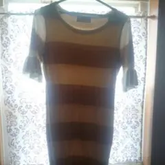 レディー  半袖ニットワンピ