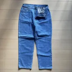 90s 00s L.L.bean デニムパンツ 裏地 ネル チェック柄のサムネイル