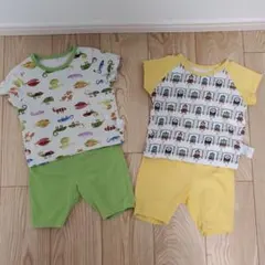 ユニクロ　パジャマ　半袖　トーマス　カメレオン　ドライパジャマ 80